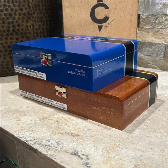 COHIBA Empty Cigar Boxes- set of 2 - Picture 5 of 11